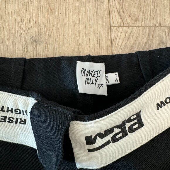 NWOT! Princess Polly Black mini skirt Size US 0 - Picture 3 of 3